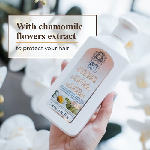Intea Blonde Hair Conditioner with Natural Chamomile Extract - Keeps and Enhances Blonde Hair Colour - 8.5 oz (250 ml)