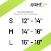 Spark Kinetic Knee Sleeve - Knee Support for Women & Men - Compression Knee Brace with Embedded Kinesiology Tape - Knee Sleeve to Support Knee Pain - Medium