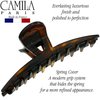 Camila Paris CP2371 French Hair Clip for Women, Narrow, Strong Hold Grip Double Teeth Girls Hair Claw Clips Jaw, Fashion Durable Styling Hair Accessories for Women, Made in France