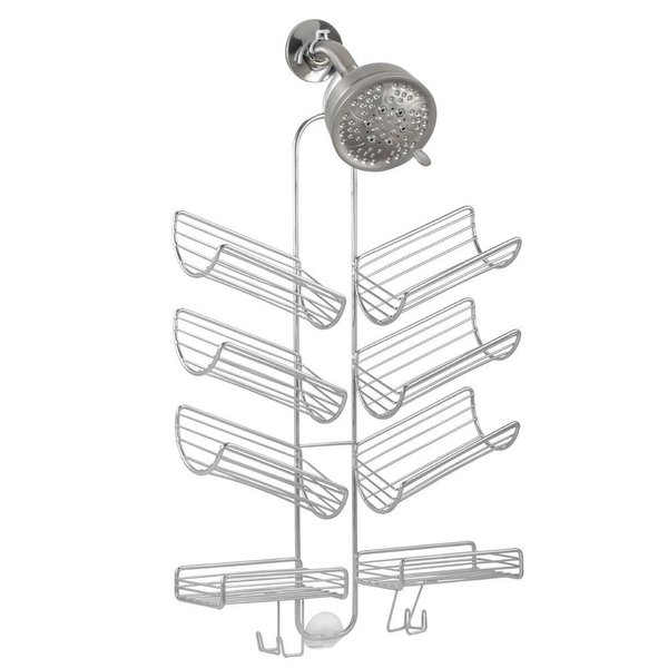 iDesign Steel Hanging Shower Caddy, The Verona Collection – 25” x 14” x 4”, Silver