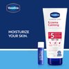 Vaseline Eczema Lotion, Calming Therapy Cream 2-Pack with Colloidal Oatmeal + Original Vaseline Lip Therapy for Dry Lips with Petroleum Jelly (3 Piece Set)