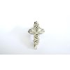 Generic Shiny silver tone metal lotus flower alligator hair claw clip fine hair