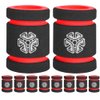 Healvian 10pcs Tattoo Foam Covers Grip Covers Memory Foam Tattoo Grip Covers Tattoo Bandages Wrap Tattoo Machine Grip Handle Holder for Tattoo Grip Tube Supplies