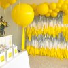 PartyWoo Crepe Paper Streamers 6 Rolls 492ft, Pack of Crepe Paper Yellow Streamers Party Decorations, Crepe Paper for Birthday Decorations, Party Decorations, Wedding Decorations (1.8 In x 82 Ft/Roll)