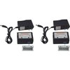 Blomiky 2 Pack 15V Wall Charger and 11.1V 800mA 3S Lipo Li-ion Battery Balance Charger for 11.1V 2200mAh 1500mAh 3S Lipo Battery 15V Charger 2