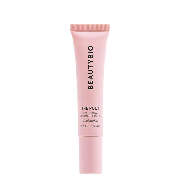 BeautyBio The Pout: Volumizing Lip Serum. Sparkling Rose