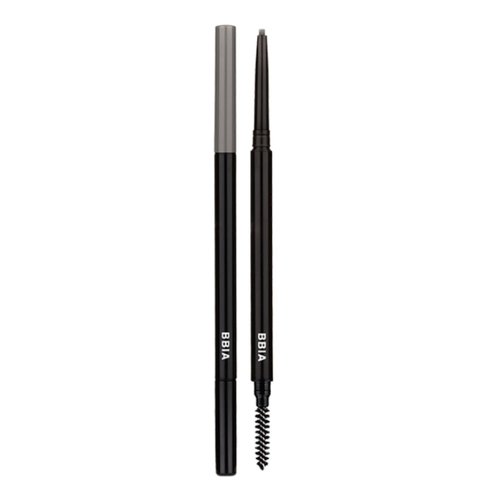 BBIA Last Auto Eyebrow Pencil SLIM 7 Colors – No Sebum Ultra Fine Brow Definer Pencil Retractable Dual-Sided Brush Waterproof Shape & Define & Fill Eye Brow Korean Makeup (S6 ACORN GRAY SLIM)