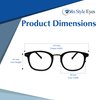 In Style Eyes Modern Reading Glasses - Full-rimmed, Classic Oval Style, Lightweight Frame with Metal Spring Hinges - Emerald - 3.0x