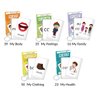 Little Champion Reader Set 3 Flash Cards for Toddlers - 163 Feelings & Emotions, Body Parts, Family, Clothing and Health Flash Cards - Learning for Baby Toddler Preschool Kindergarten