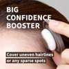 Instantly Hairline Shadow - SEVICH Hairline Powder, Quick Cover Grey Hair Root Concealer, Eyebrows & Beard Line, Hair Root Touch Up for Thinning Grey Hairline, Windproof&Sweatproof, Light Brown