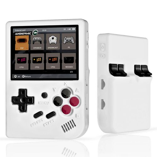 COSMOCRAZE Silicone Protective Case for Anbernic RG35XX, Shockproof Soft Cover for Retro Handheld Game Console, Durable Grip Cover for RG35XX, Anti-Slip Gaming Accessory, for Anbernic RG35XX Console