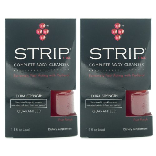 Wellgenix Strip Natural Detox Cleanser fruit punch Concentrated extra strength 1oz (2 Pack)
