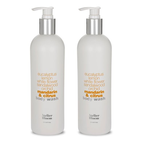 Atelier Bloem Mandarin & Citrus Purifying Body Wash - Kimpton Hotel Collection - Bath & Body - Eucalyptus, Lemon, Sandalwood, Orchid, Mandarin & Citrus - 16 oz. (Set of 2)