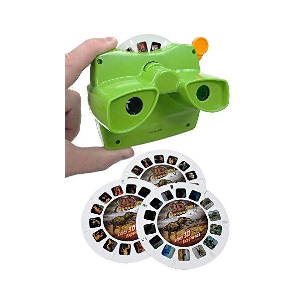Back to Basics Warm Fuzzy Toys - 3D Viewer, Dinosaurs,Multi