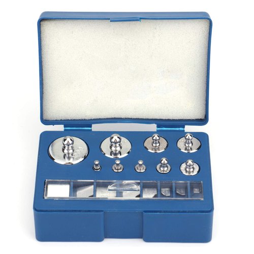Bekith 17 Pcs Precision Weight 10mg-100g Precision Steel Calibration Weight Kit Set with Tweezers for Digital Balance Scale, Jewellery Scale