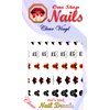 Halloween Mickey Clear Vinyl Peel and Stick Nail Decals (NOT Waterslide) by One Stop Nails V1.