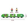 Toy Train Set for Wooden Tracks, Battery Operated Train for Toddlers, Motorized Train with Dinosaur Train for Kids, Electric Train Toy Compatible with Thomas & Friends, Brio