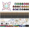 huesamhi 005 Micro Pen 23 Colors and 3 Black 0.20mm Fine Tip Waterproof Ink FineLiner Pens for Art Illustration Sketching, Anime Bullet Journal and Technical Drawing