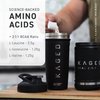 BCAA Powder, Kaged BCAAs Amino Acids, Fermented, Plant Based & Vegan Friendly Branched Chain Amino Acid, 5g BCAA Unflavored, Amino Acid Supplements for Men, 72 Servings