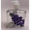 Hand Painted Grape soap or lotion dispenser
