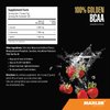 Maxler 100% Golden BCAA Powder - Intra & Post Workout Recovery Drink for Accelerated Muscle Recovery & Lean Muscle Growth - 6 g Vegan BCAAs Amino Acids - 60 Servings - Strawberry