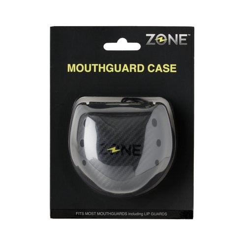 Zone - Updated Mouth Guard Carrying Case to Fit Lip Guards - Ventilated for Fast Drying and Equipped with Elastic Tether