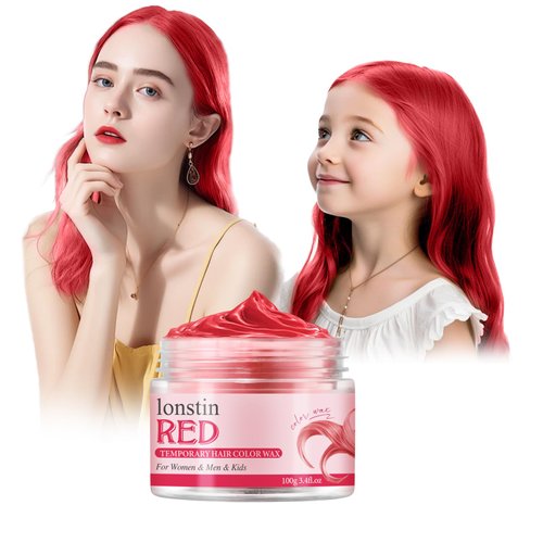 Temporary Hair Color For Kids Blue, lonstin Denim Blue Hair Dye Kids Hair Gel Washable Hair Wax C...