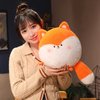 Plush Round Fox Stuffed Animal Fox Hugging Pillow Fox Plushies Throw Pillow Round Fox Anime Gift for Kids and Lovers in Birthday,Valentine's Day,Christmas¡­