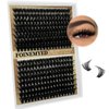 Thick Eyelash Extension 288 Pcs 100D Fluffy Cluster Lash Extension Wispy Lash Clusters D Curl 9-16mm Individual Eyelashes DIY at Home by FOINEMYED