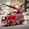 Ailejia Fire Engine Rescue Trucks Diecast Toy US Style Firetruck Toy Cars for Boys and Girls (Fire Truck)