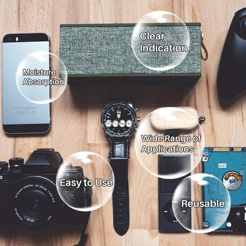 Sukh Pure White Silica Desiccant Beads 430G - Indicating Silica Gel Beads Drying Silica Beads Reusable Silica Gel Desiccant Dehumidifier for Camera,Electronic,Books,Documents,Clothes,Painting,Jewelry