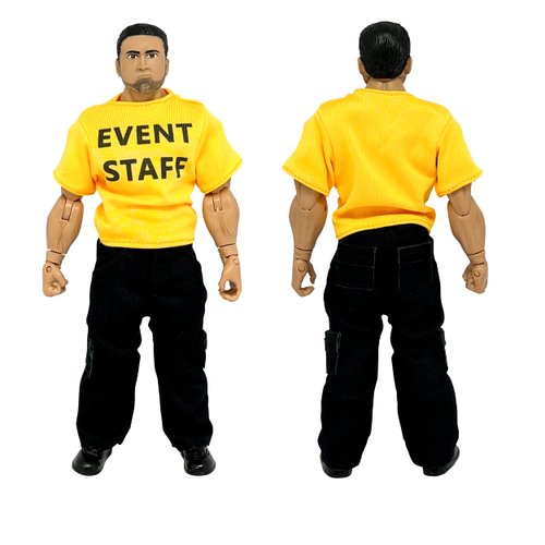 Event Staff Worker for Wrestling Action Figures