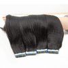 Isheeny Tape In Extensions Human Hair Black Women Yaki Straight Tape In Hair Extensions Seamless Straight Hair Extensions Real Human Hair Tape Hair Extensions 18 Inch 20pieces 40g/set