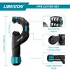 Libraton Pipe Cutter, Tubing Cutter 3/16" to 2" Outer Diameter, Copper Pipe Cutter, Tube Cutter with Deburring Tool, Copper Cutter, Pipe Cutter Tool for Copper, and Thin Stainless Steel Tube