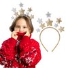 WLLHYF Headband, Gold Alloy Stars Headpiece Hair Band for Women, Girls, Kids, Party Hair Accessory for Princess, Holiday Festival, Birthday Party