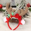 JOINPAYA 2Pcs Reindeer Antlers Headband: Christmas Cosplay Hairbands Xmas Headwear for Holiday Costume Party Supplies