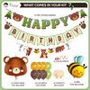 Pirese Teddy Bear Birthday Decorations, Beary First Birthday Decorations, Bear Party Decorations | Teddy Bear Decor | Teddy Bear Theme Party Supplies | Happy Birthday Bear | Bear Decorations Garland