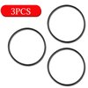 O-Ring for Reverse Osmosis Water Filter Housings Diameter 3.5" O.D. Black 3 Pcs O-Ring Set