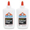 Elmer's Washable No-Run School Glue, 7.625 oz, 1 Bottle (E308) - 2 Pack