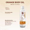 Pili Natural Orange Oil - Skin Tonic and Moisturizing Body Oil - Massage Oil. Prevents Cellulite, Stretch Marks, Firms & Tightens Skin. 8.4 fl oz.