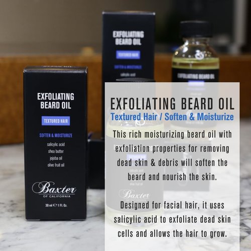 Baxter of California Exfoliating Beard Oil, 1 Fl Oz