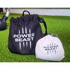 POWER BEAST Refillable Chalk Ball + Bag, Boulder Chalk, Sport Chalk, Gymnastics, Rock Climbing, Bouldering, Weightlifting, Climbing, Pole Dance, Bodybuilding, Tennis, Padel, Cross Training, Gym.