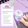 SAVILAND Toenail Tips and Solid Glue Gel: 500PCS Clear Gel X Toe Nail Kit Full Cover Press on Toe Tips with Nail Glue Gel Base & Top Coat U V Light Pedicure Kit for Nail Salon Home DIY Gift For Women