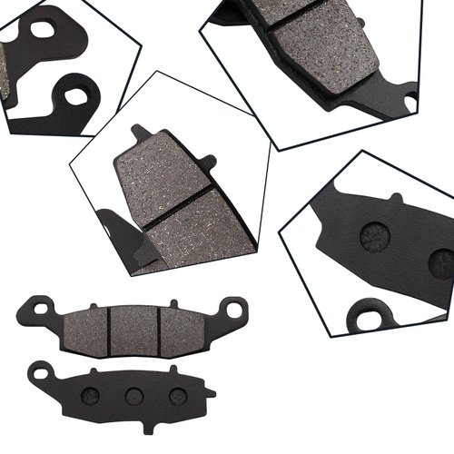 ZICOO Front & Rear Brake Pads for Kawasaki Vulcan 900 VN900 Classic/Classic LT 2006-2014, Vulcan 1500 VN1500 Nomad/Classic, Vulcan 1600 VN1600 Classic, VN 1700 Classic/Voyager Vaquero
