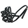 Real Leather Dog Basket Muzzle #112 Black (Circumference 13", Snout Length 3") Bulldog, Boxer