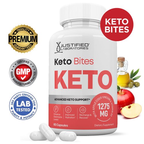 Justified Laboratories (10 Pack) Keto Bites ACV Pills 1275MG Formulated with Apple Cider Vinegar Keto Support Blend Alternative to Gummies 600 Capsules