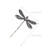 4Pcs Silver Dragonfly Hair Clip,Wedding Retro Antique Barrette,Bridal Headdress Head Wear Styling Hair Accessories for Girls Ladies Bobby Pins Hair pins French Hair Styling Pins Hair Care
