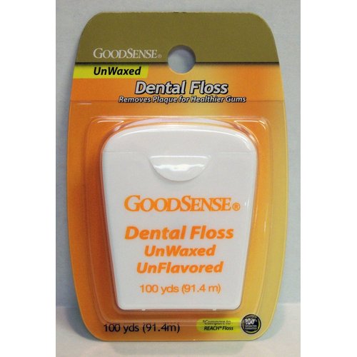 Good Sense Unwaxed Dental Floss 100Yd Case Pack 36