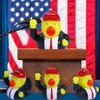 Donald Trump Rubber Ducks Bulk, 12 Pack Small 2.3 Inch, Funny Trump Duckies for Jeep Ducking, Trump 2024 Election Gifts, Bath Toys for Kids & Adults, Car Dashboard Decorations