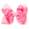 Valentine’s Day Hair Clips Hair Bow for Girls Hair Accessories TSFJ10 (4'' Pink Heart Set)